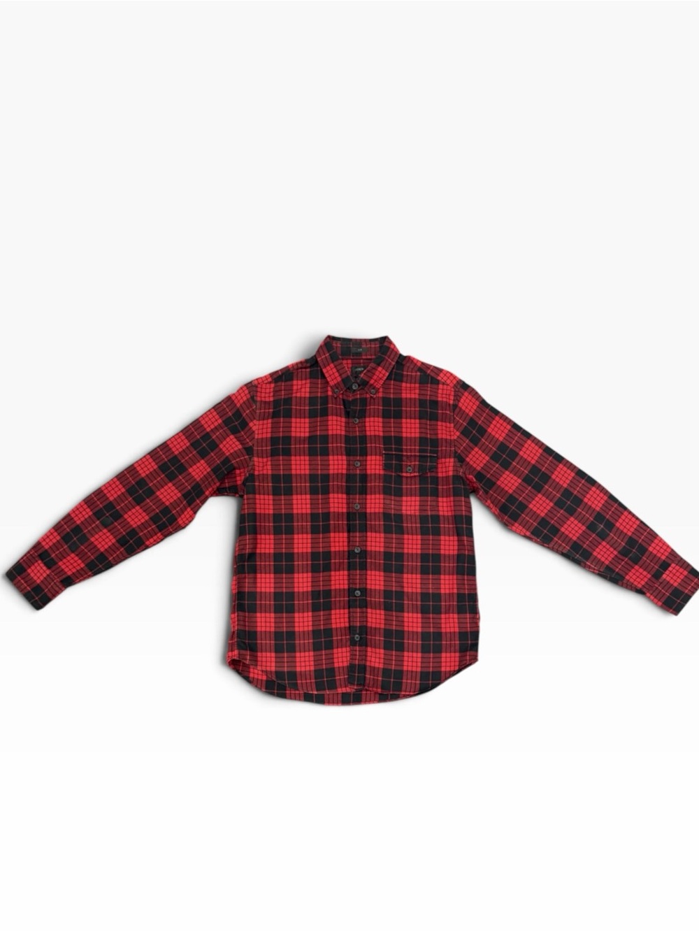 J. Crew Plaid Slim Fit Long-Sleeve Button-Down Shirt